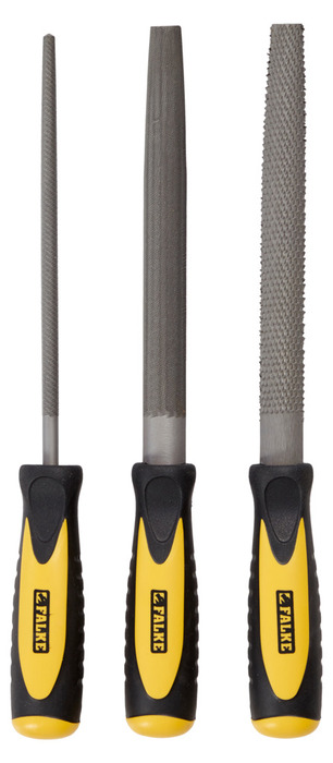 Fil- & raspset 200 mm 3-pack Falke 